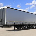 Тентованный полуприцеп Тонар T4-13V/VK (с разнесёнными осями)